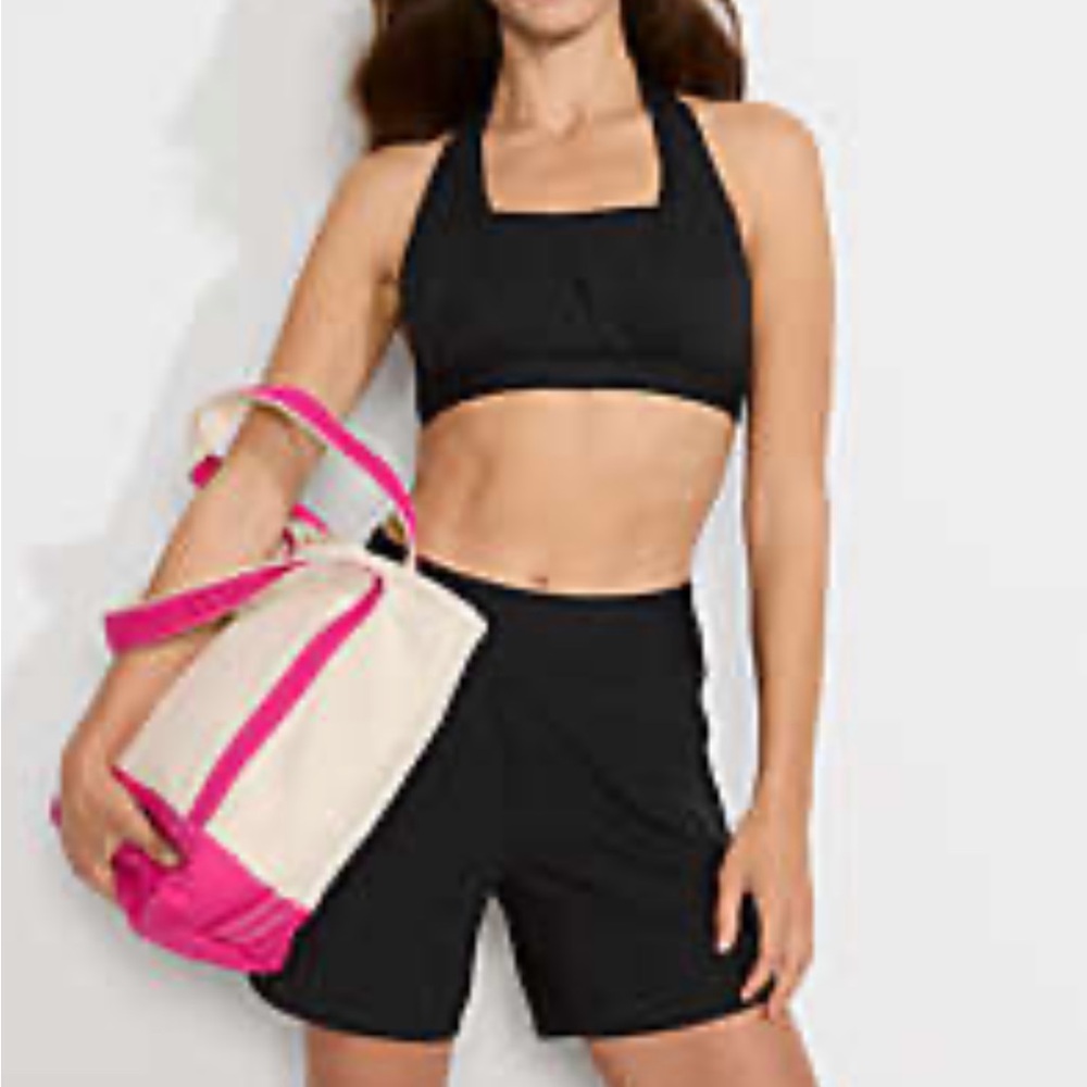 Lands End Swim Shorts Sz 18 black nwt